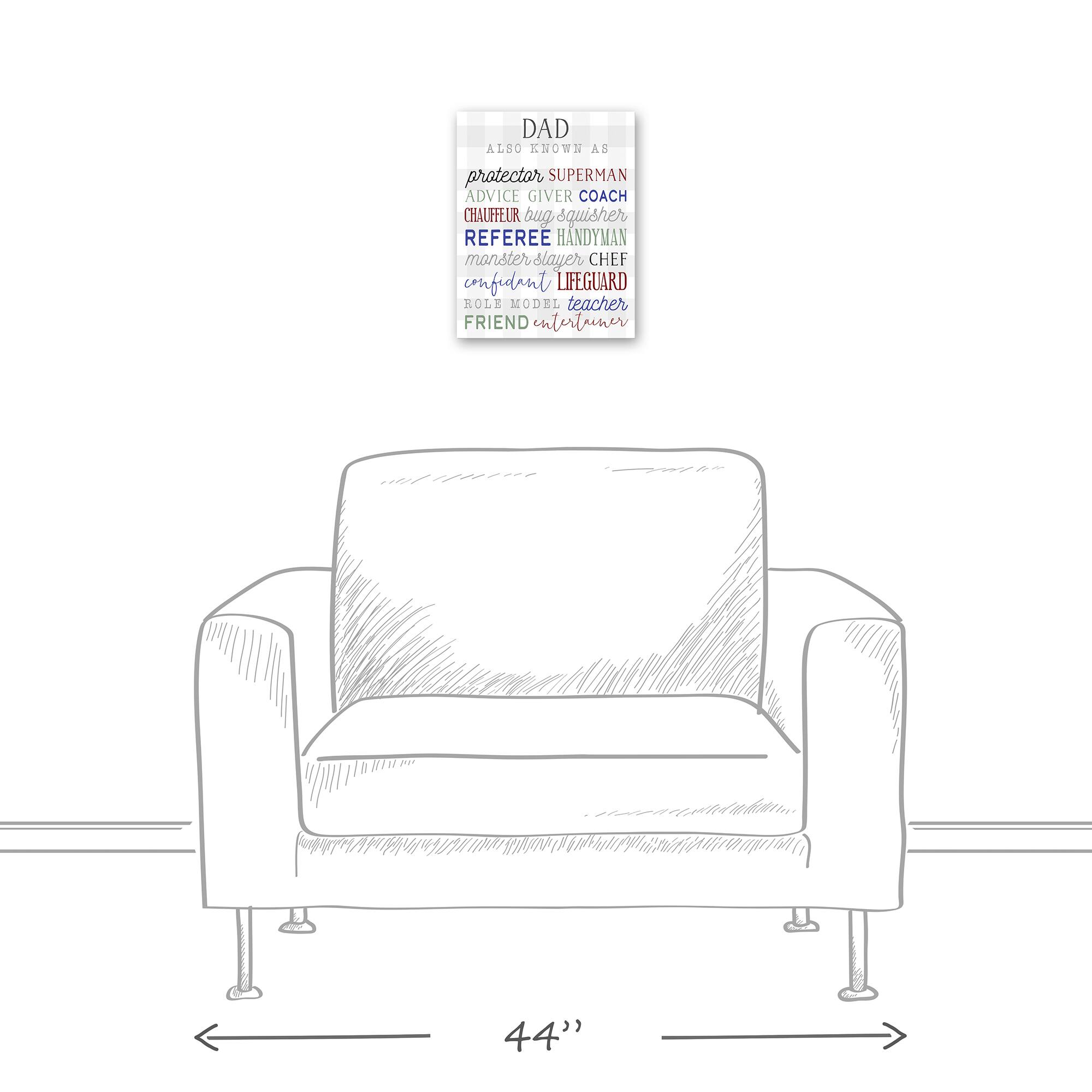 Dad Jobs Canvas Wall Art